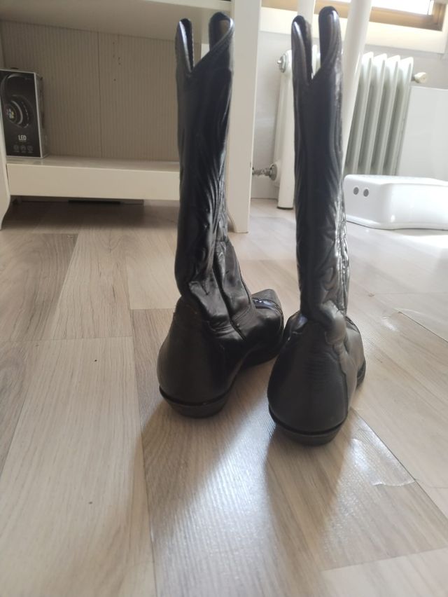Botas Tejanas Negras