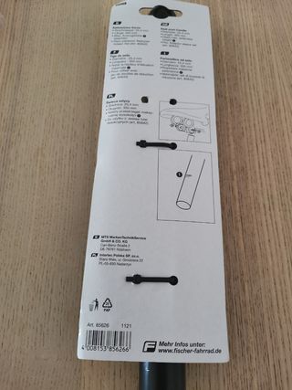 Tija ripo vela para bicicleta a estrenar. 