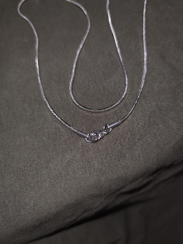 Collana Acciaio Inox 60cm Nuova