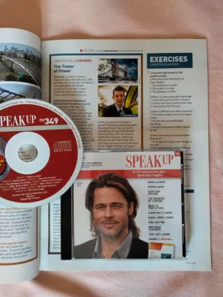 6 Revistas Speak UP + CD Audio