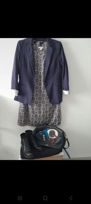 Blazer Americana azul marino 