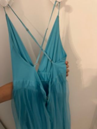 Abito lungo blu/azzurro 