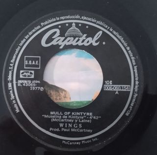WINGS - Mull of Kintyre (1977) single