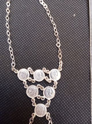 Pulsera Plata 925 con Monedas