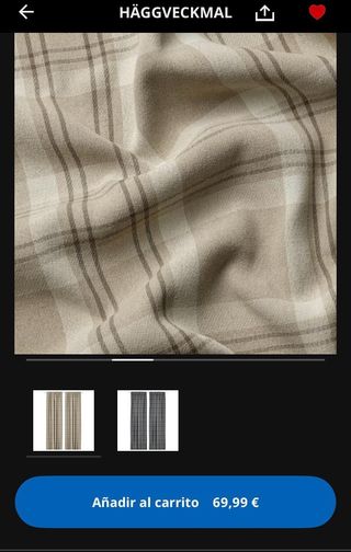 CORTINAS IKEA HÄGGVECKMAL