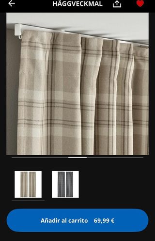CORTINAS IKEA HÄGGVECKMAL