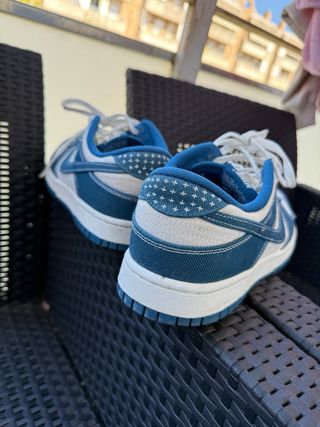 Nike Dunk Low Azul y Blanco