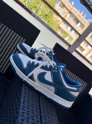 Nike Dunk Low Azul y Blanco