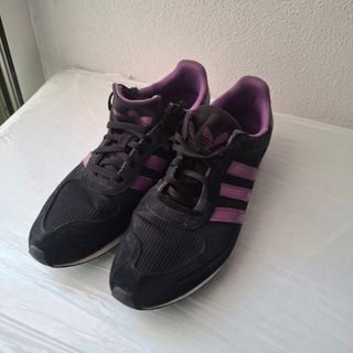Adidas LA Trainers Negras y Moradas