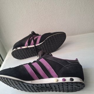 Adidas LA Trainers Negras y Moradas