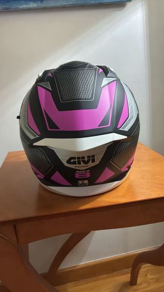 Casco Integral GIVI Rosa y Negro