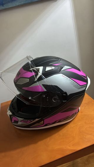 Casco Integral GIVI Rosa y Negro