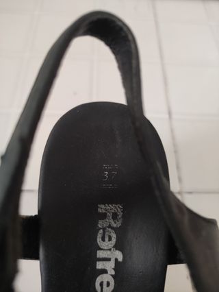 Sandalias negras plataforma talla 37