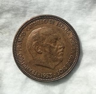 Moneda 2.50 Pesetas España 1953