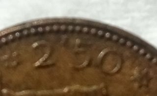 Moneda 2.50 Pesetas España 1953
