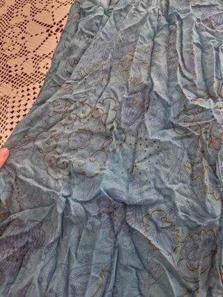 Foulard azzurro vintage