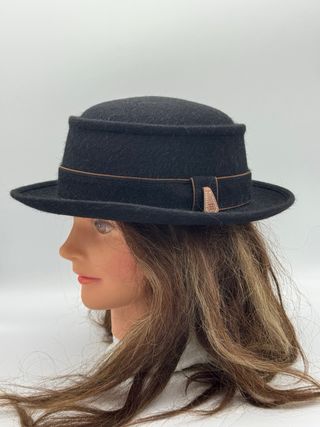 Sombrero Hermes Negro Marrón