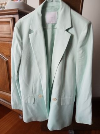 Americana Mango Azul Talla M