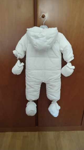 Buzo blanco para bebé 3-6 meses
