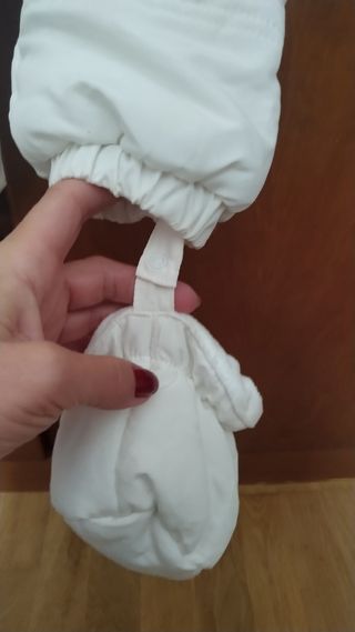 Buzo blanco para bebé 3-6 meses