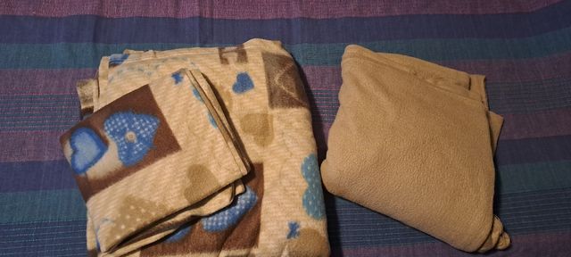 Lenzuola singolo in pile fantasia cuori