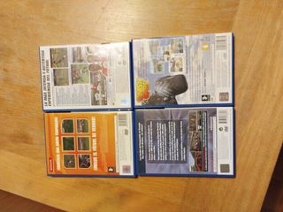 Lote 4 Juegos PS2: Pro Evolution 3, FIFA 2003, F1 