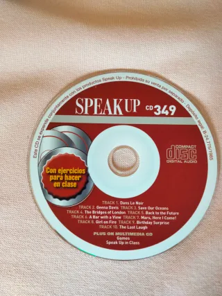 8 Revistas Speak UP + CD. Muy cuidadas
