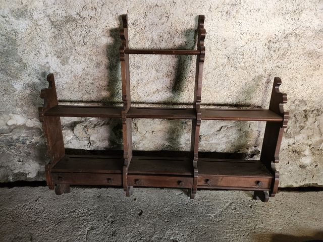 Mueble Roble Clásico Estantería