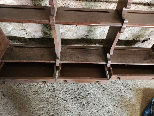 Mueble Roble Clásico Estantería