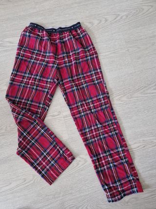Pantalón pijama cuadros mujer