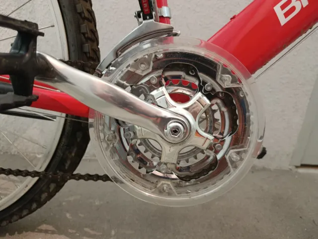 Bicicleta BTT BASIC Roja y Negra