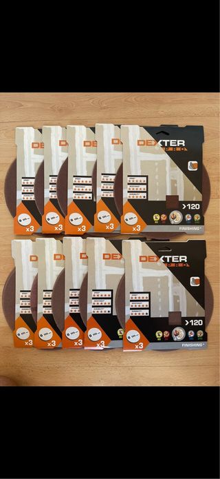 Discos para lijadora Dexter PRO grano 120