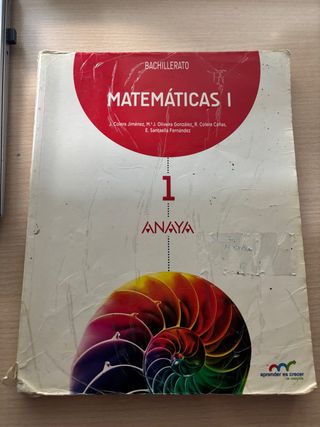 Matemáticas I.