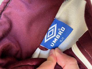 Sudadera Umbro Vintage Roja y Blanca