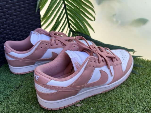 Nike Dunk Rosa y Blanco Talla 38
