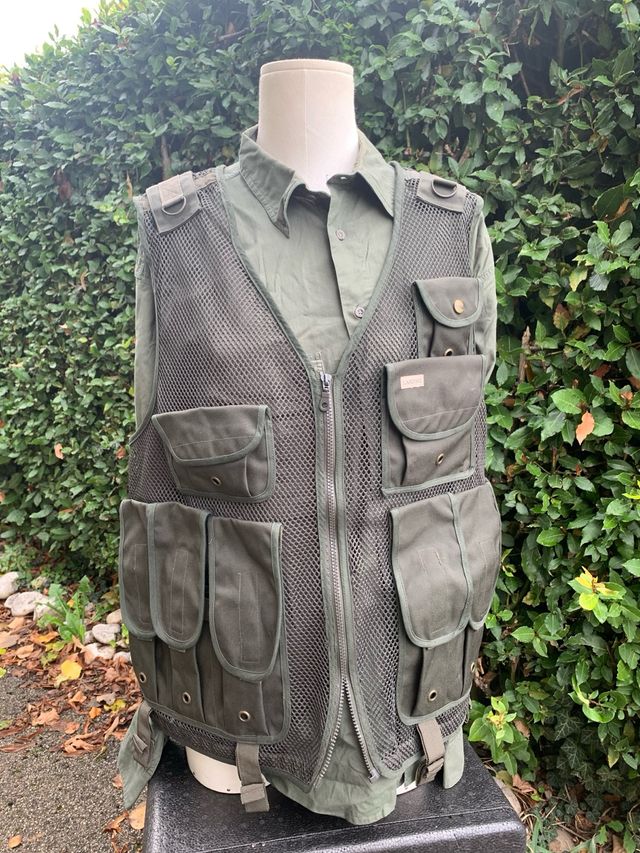 Gilet tattico multitasche verde