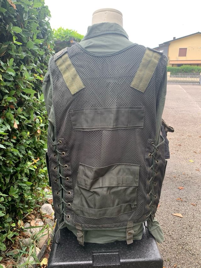 Gilet tattico multitasche verde