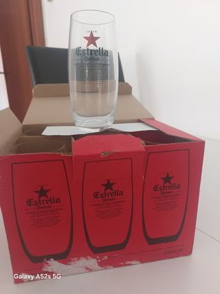 Vasos Estrella Damm (6 unidades)