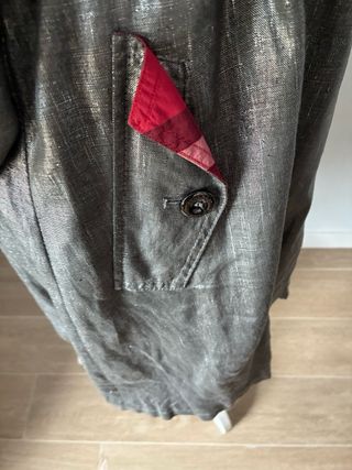 Gabardina Burberry Multicolor/Plata