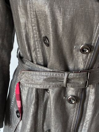 Gabardina Burberry Multicolor/Plata