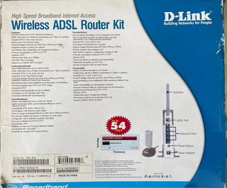 Router D-Link DSL-904 Wireless ADSL Kit