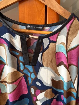 Blusa Vie Nocturne Talla L Estampado Multicolor