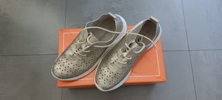 Zapatos Oliger Dorados Mujer