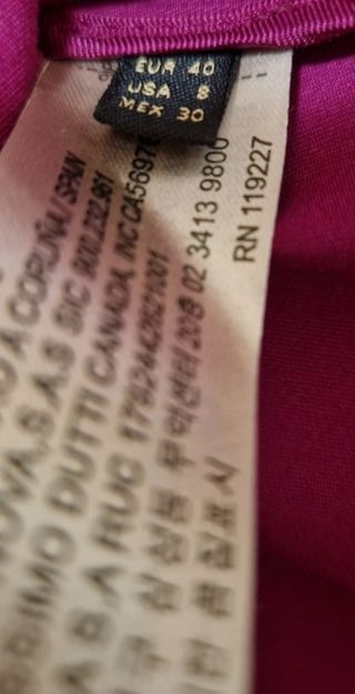 Vestido fiesta Massimo Dutti