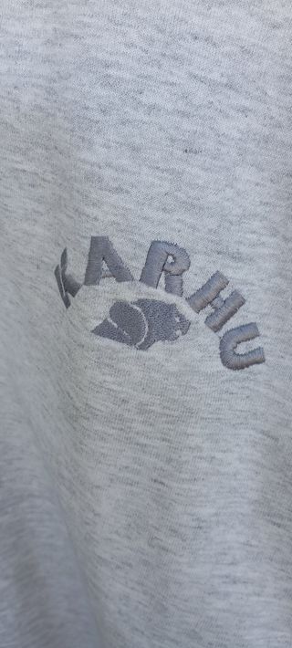 Sudadera gris blanca