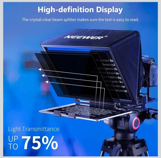 Teleprompter Neewer X14 con Control Remoto RT-110