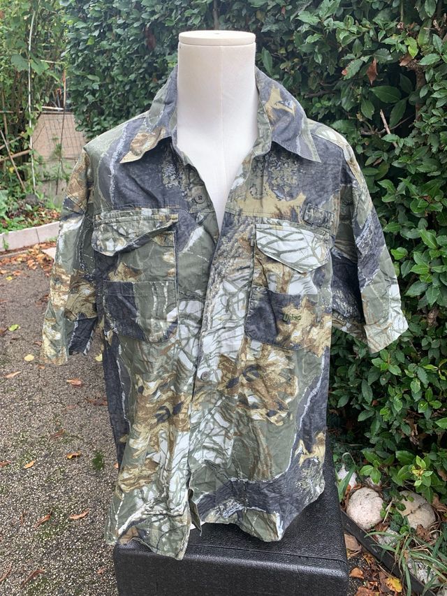 Camicia mimetica manica corta