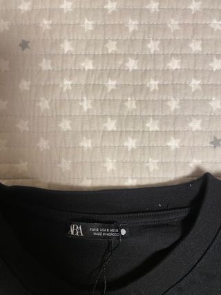 Camiseta Zara Negra Talla S