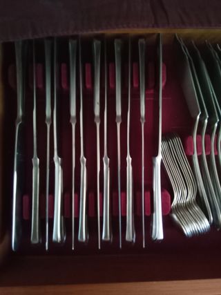 Conjunto de talheres 123 peças Em aço inoxidável