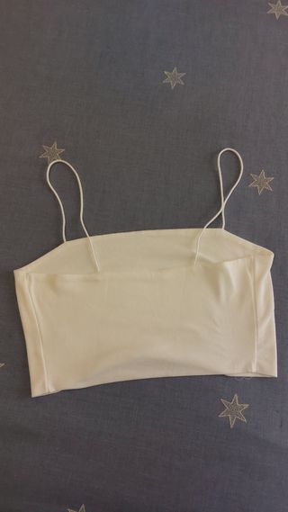 Top blanco tirantes
